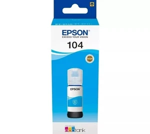Bottiglia inchiostro originale Epson 104 ciano Epson EcoTank stampante per stampanti serie ET - Foto 1 di 1