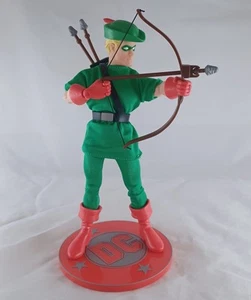 🏹1999 Hasbro DC Super-Heroes Silver Age GREEN ARROW Action Figure Complete  - Picture 1 of 15
