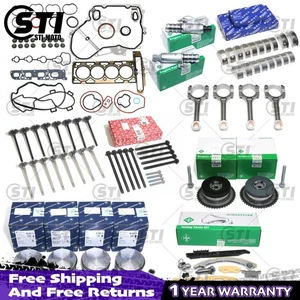OEM Engine Overhaul Rebuild Kit &Timing Chain set For 10-17 Chevy Buick GMC 2.4L - Picture 1 of 10