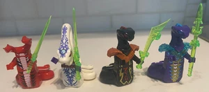 Ninjago Rise of the Snakes Custom Minifigure Brick Block Figure Set of 8 Fangtom - Picture 1 of 4