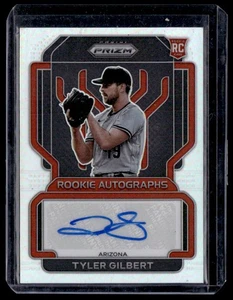 Tyler Gilbert 2022 Panini Prizm Rookie Auto Silver #RA-TG Arizona Diamondbacks - Picture 1 of 2