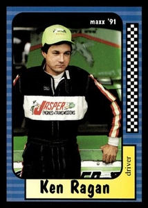 Maxx Race Cards Ken Ragan 1991 #58 NASCAR - Picture 1 of 2