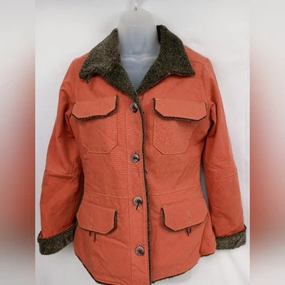 Chaqueta de Lana ADVENTURA Rosa Claro Preppy Exterior con Forro Sherpa XS (#1.235) Foto 1 de 4