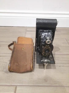Kodak Autographic medium format roll film camera With Case #1a - Picture 1 of 7