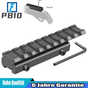 11mm To 20mm Adapter Schwalbenschwanzschiene Picatinny Zielfernrohr Montage DHL - Bild 1 von 14