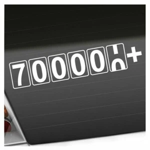 700000+ Km Compteur De Kilomètres Autocollant Sticker 25 Couleurs Néon Mat - Imagen 1 de 33