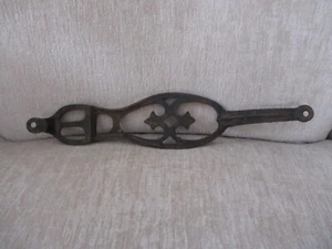 Antique Solid Cast Iron Shoe Shine/Cobbler's Foot Rest - Picture 1 of 10