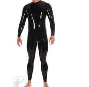 Latex Rubber Gummi Catsuit | Full Body Tight-Fitting Bodysuit Fancy Dress S - Picture 1 of 2