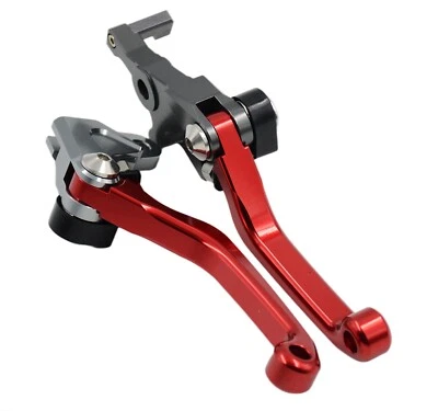 Palancas de embrague de freno pivote CNC de EE. UU. para HONDA CR125R/250R CRF250R/450R CRF250X/450X Foto 1 de 4