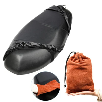 Motorcycle Seat Cover Cushion Waterproof Anti-sun Cover Protector  Black XL Size - Image 1 of 4
