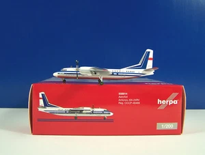 Herpa ALAS 1:200 Aeroflot Antonov AN-24RV - 558914 - Imagen 1 de 10