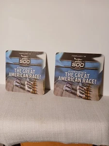 2025 DAYTONA 500 FEB. 16TH DRINK COASTERS NEVER USED BRAND NEW - Picture 1 of 3