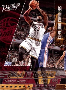 LeBron James 2016-17 Prestige Inside the Numbers #5 - Casi nuevo - Nuevo - Imagen 1 de 2