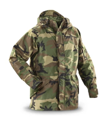 PARKA  GIACCA MILITARE MIMETISMO WOODLAND TRILAMINATO WATERPROOF - Bild 1 von 4