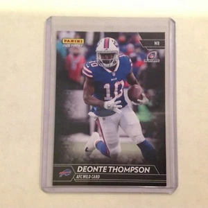 Deonte Thompson #407 Bills Florida Gators 1/1 Made 2017 Panini Instant NFL Black - Picture 1 of 2