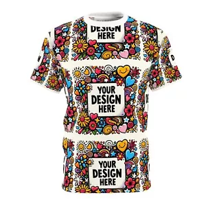 Camisa AOP Personalizada ~ Barfool ~ Camiseta Unisex Corte y Costura (AOP) - Imagen 1 de 11