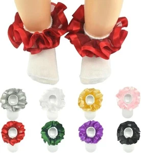 Tongxinhua, 8 Pair, Childres Ruffle Socks, Size Large, 8-10 - Picture 1 of 3