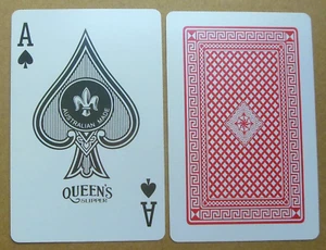 ACE of SPADES - Queen's Slipper Australian Made Swap Playing Card - Bild 1 von 1