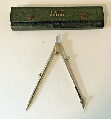 Rare Vintage Haff Combi Compass with Case - Image 1 of 4
