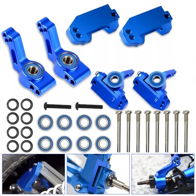 Front Caster Block Steering & Rear Stub Axle Carriers For 1/10 Traxxas 2WD Slash - Image 1 of 4