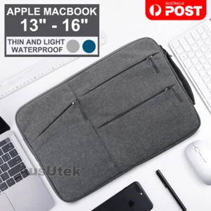For MacBook Air 13" 15" 16" New Macbook Pro Laptop Sleeve Travel Bag Carry Case - Picture 1 of 11