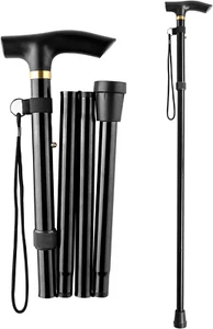Walking Stick Folding Extendable Walking Cane Adjustable Mobility Aids Lightweig - Picture 1 of 12