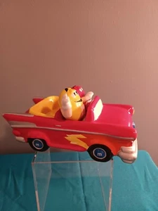 Red and Yellow M&M in a Ceramic Red Car Excellent condition - Picture 1 of 7