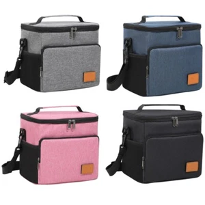 Thermal Insulated Lunch Bag Cool Bag Picnic Adult Kids Lunch Box Food Storage US - Picture 1 of 27