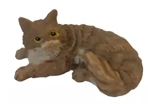 Figurina gatto sdraiato 3,5" vintage 1998 - Foto 1 di 6