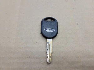 Ford OEM Factory Black & Chrome Ignition Door Key - Picture 1 of 2