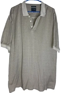 Polo Bolle Golf Vintage Estampado Verde Oscuro Manga Corta Cuello XL Algodón - Imagen 1 de 8