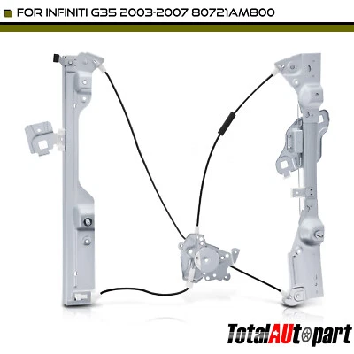 Regulador de ventana eléctrica para INFINITI G35 2003 2004 2005-2007 cupé delantero derecho derecho Foto 1 de 4