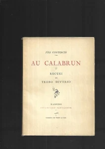To Calabrun Juli Contencin Recuei Trobo Diverso Estamparie Sant-Leoun 1933 E34H - Picture 1 of 12