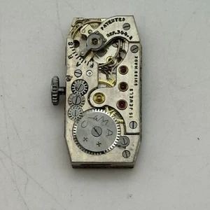 12.3mm Cyma Tavannes Cal 344.2 High Quality Tank Watch Movement Parts Repair - Picture 1 of 15