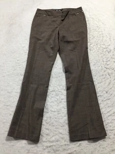 7th Avenue Suiting Collections Womens 6 Chino Brown Pockets Zipper Accent - Picture 1 of 10