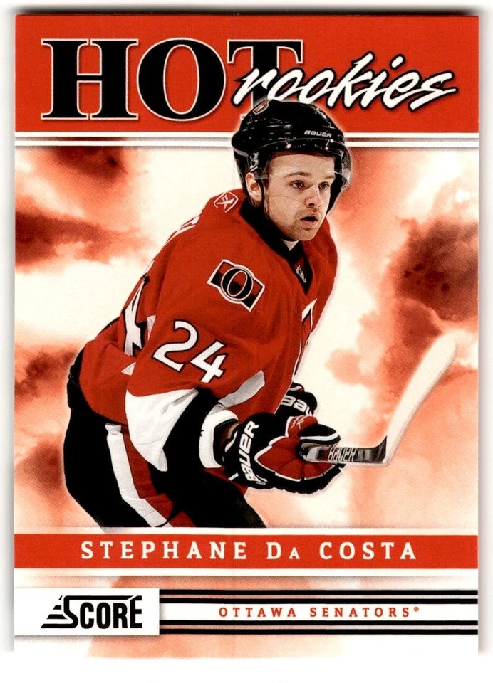 2011-12 Score Stephane Da Costa Rookie #527 Ottawa Senators - Image 1 of 2