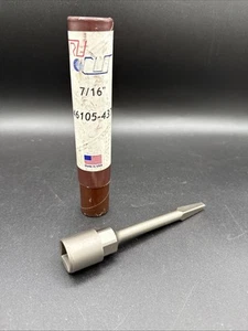 Brace Bit Tang 7/16" Square Socket Lag Bolt Square Nut TRU CUT NOS Vintage USA - Picture 1 of 6