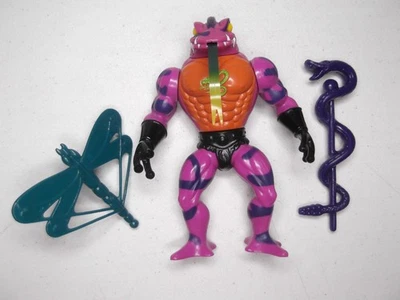 Figura He-man Maestros del Universo Variante Pintada Trasera Tung Lashor De Colección Años 80 Foto 1 de 4