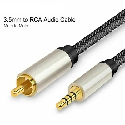 Digitales Koaxial Audio Video Kabel Stereo SPDIF-RCA Auf 3.5mm-Klinken Stecker - Bild 1 von 4
