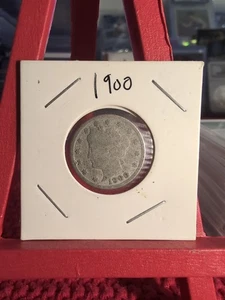 1900 US Liberty Head V Nickel 125 Years Old 5 Cent Coin - Picture 1 of 2