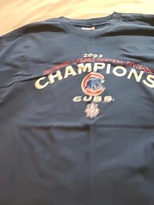 VTG. 2003 CUBS CHAMPIONS XL TSHIRT - Picture 1 of 10