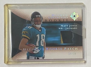 Camiseta deportiva Ultimate Collection 2005 parches dorados #RJPMJ Matt Jones #/20 - Imagen 1 de 1