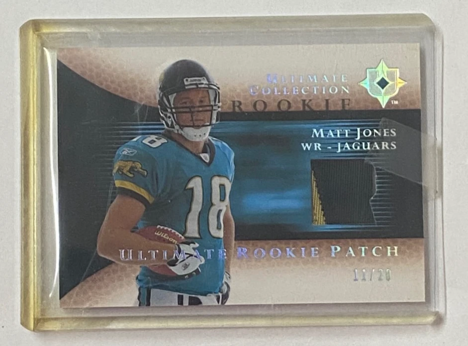 2005 Ultimate Collection Rookie Jersey Patches Gold #RJPMJ Matt Jones #/20 - Image 1 of 1