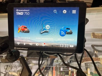 Rand McNally TND750 7 inch Truck GPS Navigator - Black - Image 1 of 4