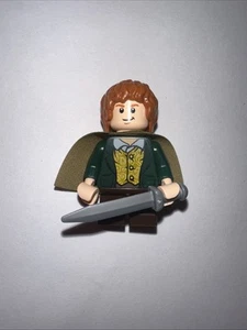 Lego LOTR Meriadoc Brandybuck Merry Dark Green Jacket LOR016 Minifigure - Picture 1 of 2