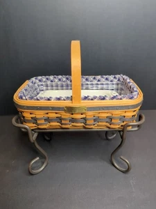 Longaberger Miniatur 2000-2001 Edition Sammelkorb mit Einlage, Schutz & Schale - Bild 1 von 23