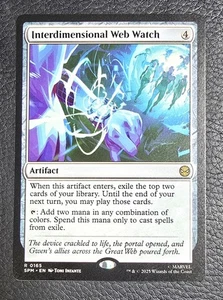Interdimensional Web Watch 0165 MTG Magic Marvel's Spider-Man Magic Card - Picture 1 of 2