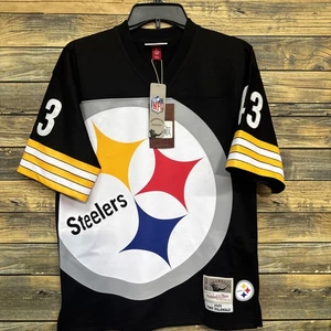 Pittsburgh Steelers Polamalu Mitchell & Ness Big Face Historic Logo NFLJersey - Bild 1 von 9