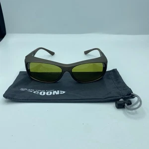 Cocoons Flex2fit C705Y Styleline Brown Sunglasses Green Lenses With Travel Bag - Picture 1 of 8