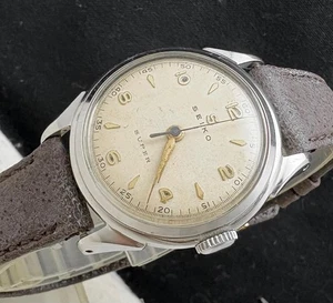 eiko Super 1755 Manual Wind Vintage Watch 1960s Rare Dress 31mm Japan - Picture 1 of 7